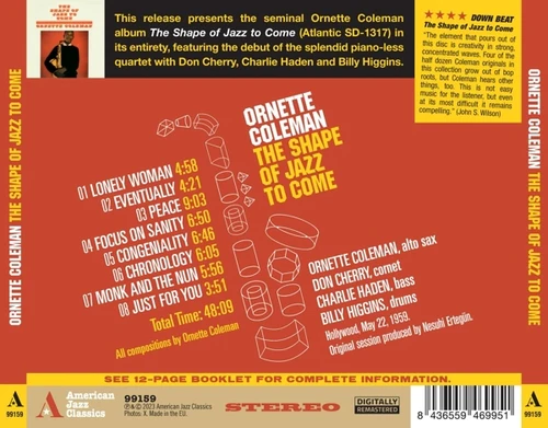 Ornette Coleman - Shape of Jazz To Come