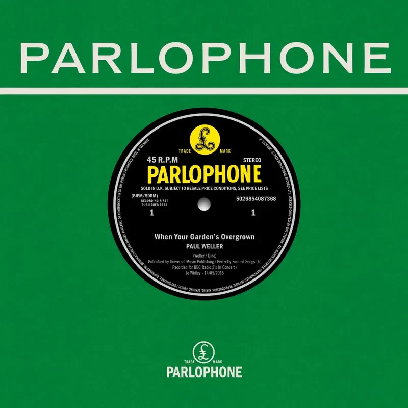 Paul Weller - When Your Garden's Overgrown (Live at The BBC) / Boy About Town (Live at The BBC) (40g Black Vinyl 7") - Image 2