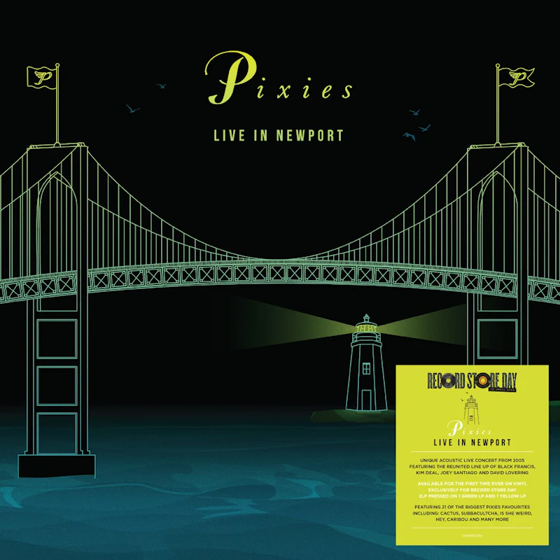 Pixies - Live In Newport (Green & Yellow Vinyl LP)