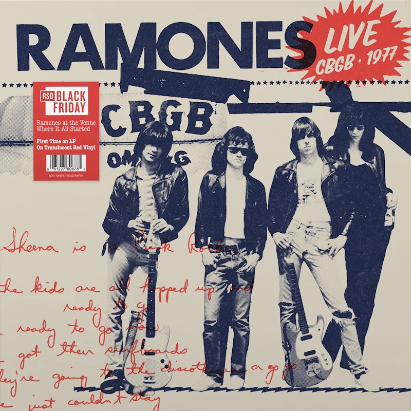 Ramones - Live at CBGB, 1977 (Red Vinyl LP) - Image 2