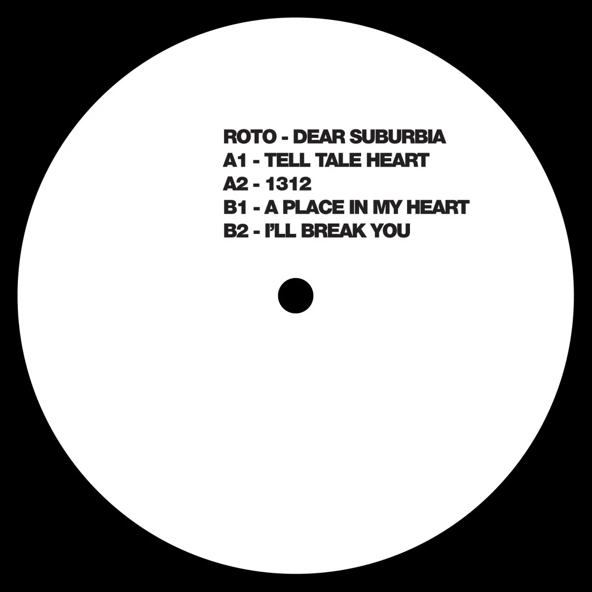Roto - Dear Suburbia (12") - Image 2