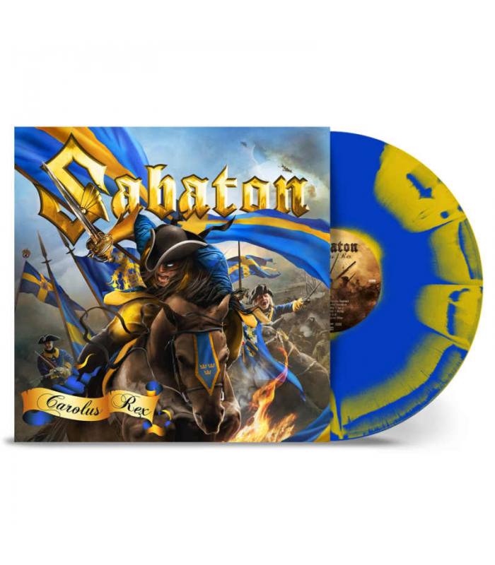 Sabaton - Carolus Rex (Blue and Yellow Sunburst Vinyl  LP)
