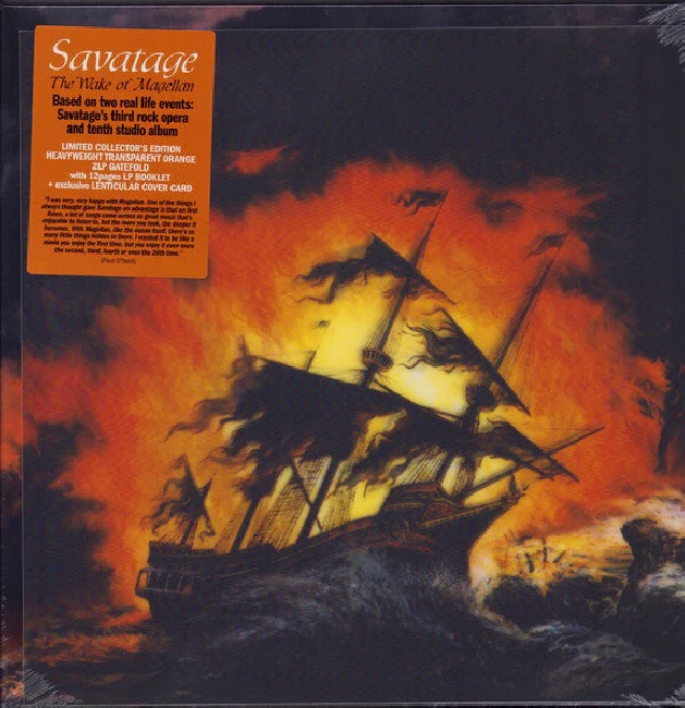 Savatage - Wake Of Magellan (Coloured) (Transparent Orange LP)