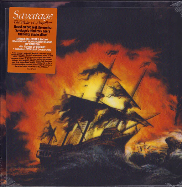 Savatage - Wake Of Magellan (Coloured) (Transparent Orange LP) - Image 2