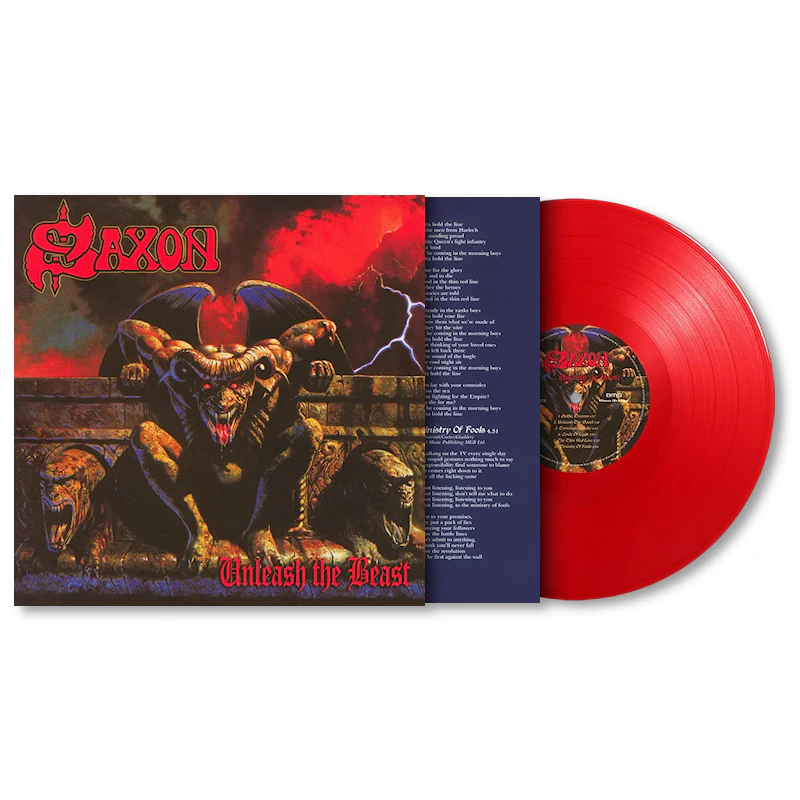 Saxon - Unleash the Beast (Red Coloured LP)