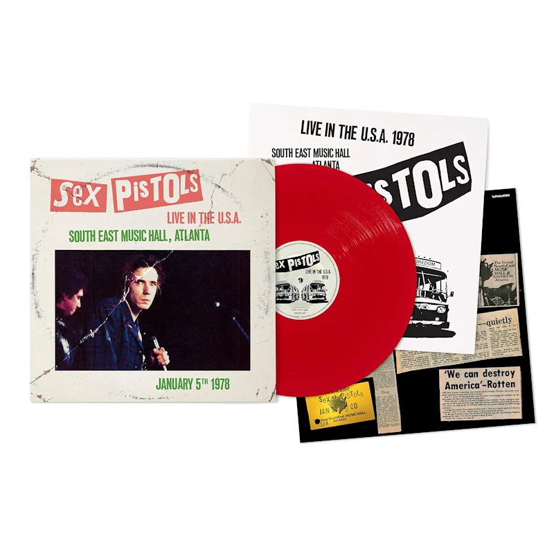 Sex Pistols - Live in the Usa 1978, Atlanta (Red Coloured LP)