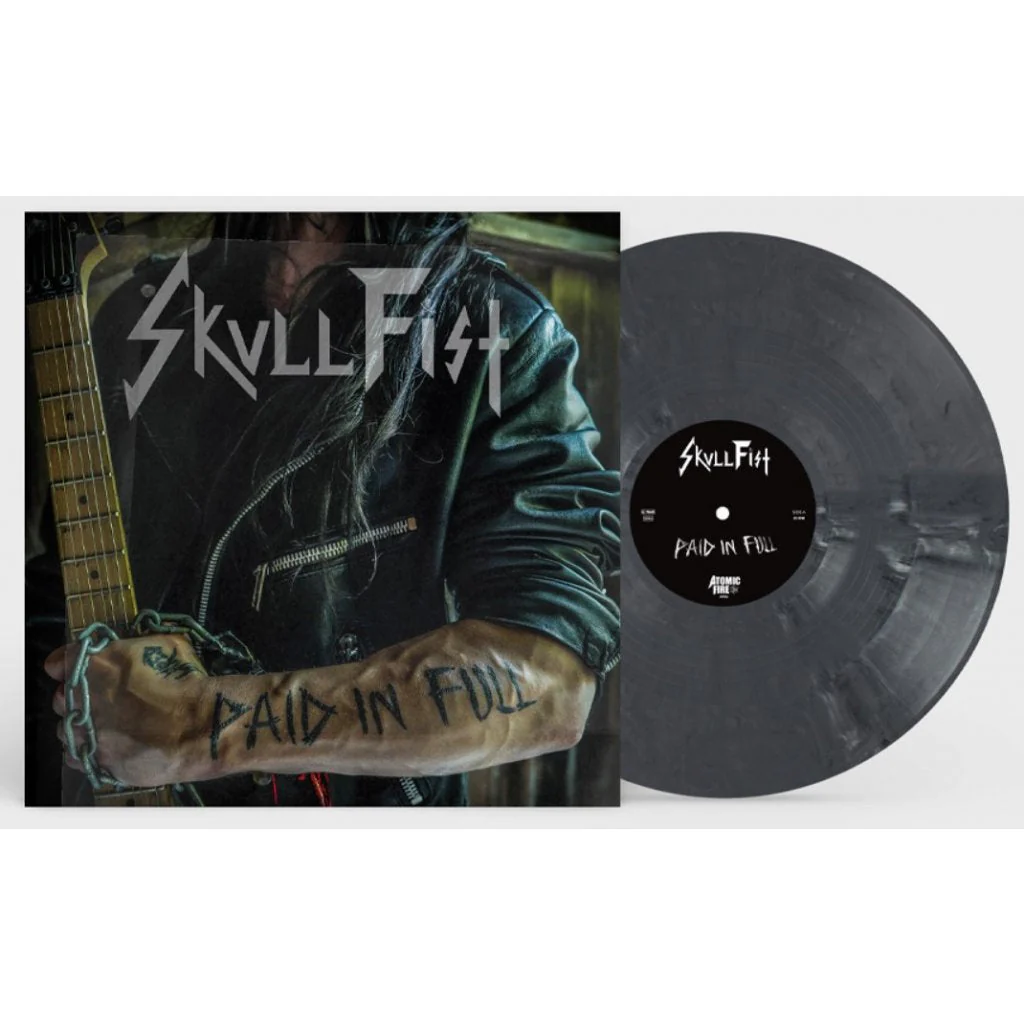 Skull Fist - Paid In Full (White And Black Marbled LP) - Image 2