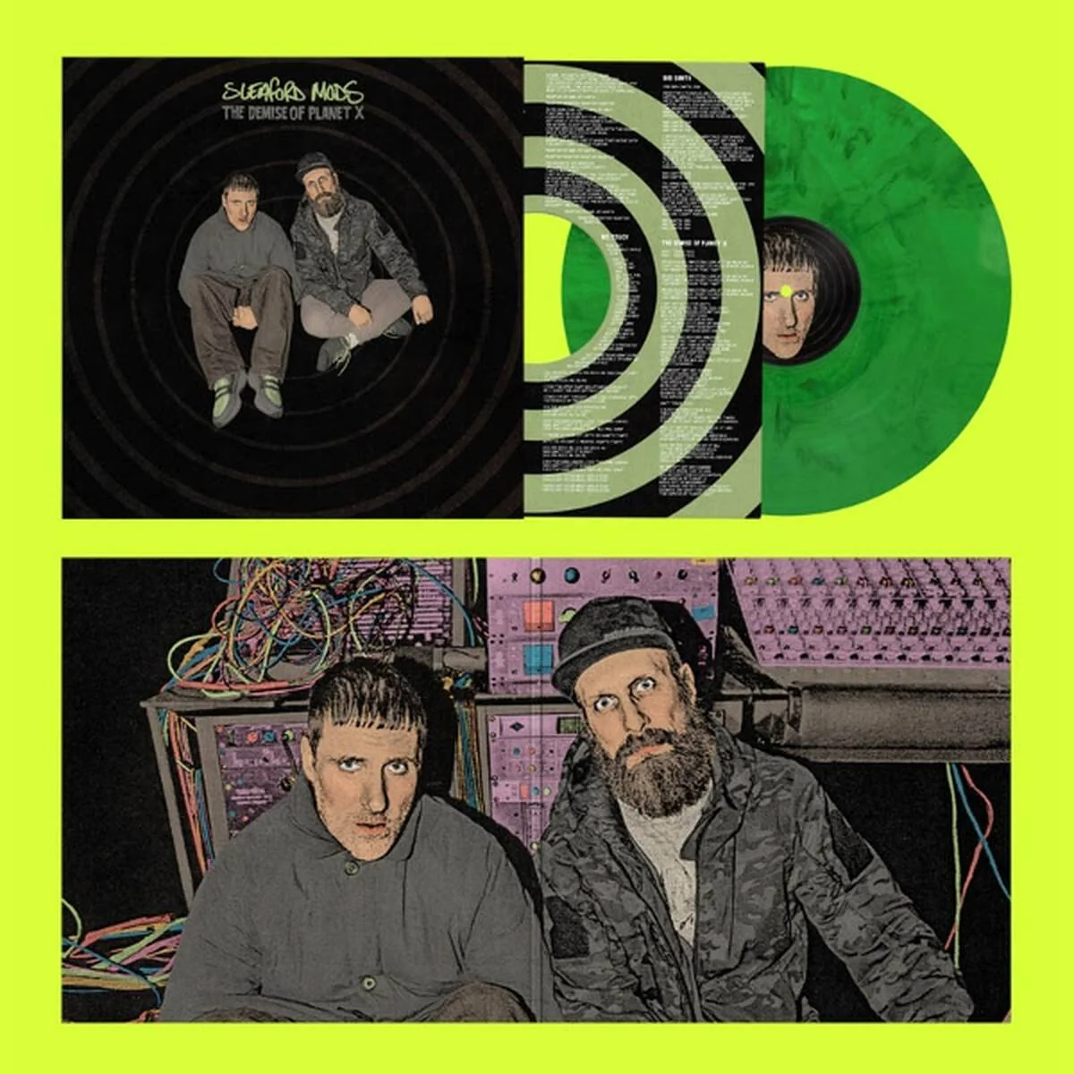 Sleaford Mods - The Demise Of Planet X (Neon Green Marble Vinyl LP) - Image 2