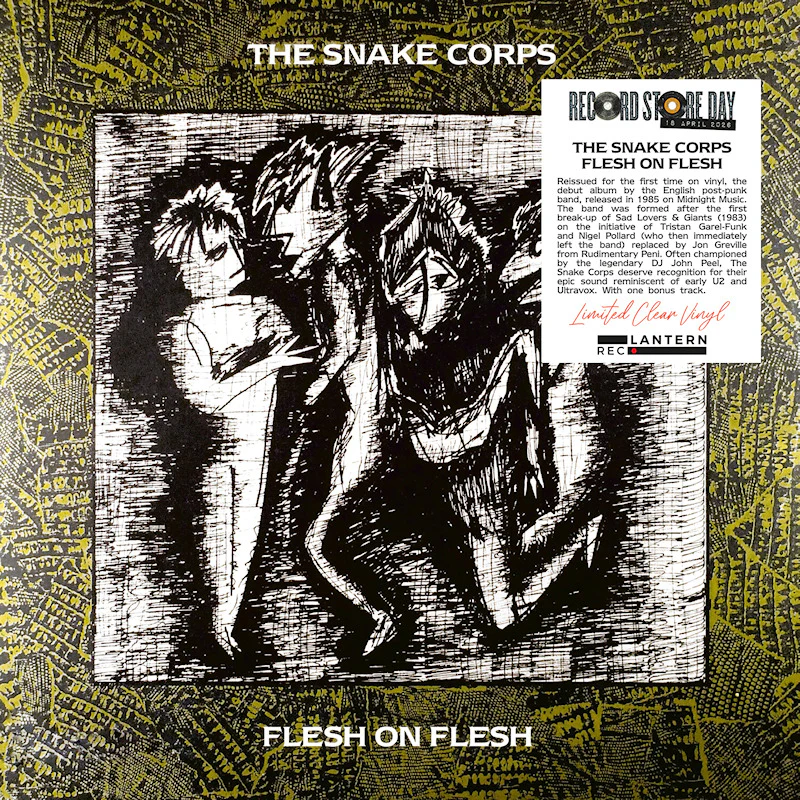 Snake Corps - Flesh On Flesh (Clear Vinyl LP)