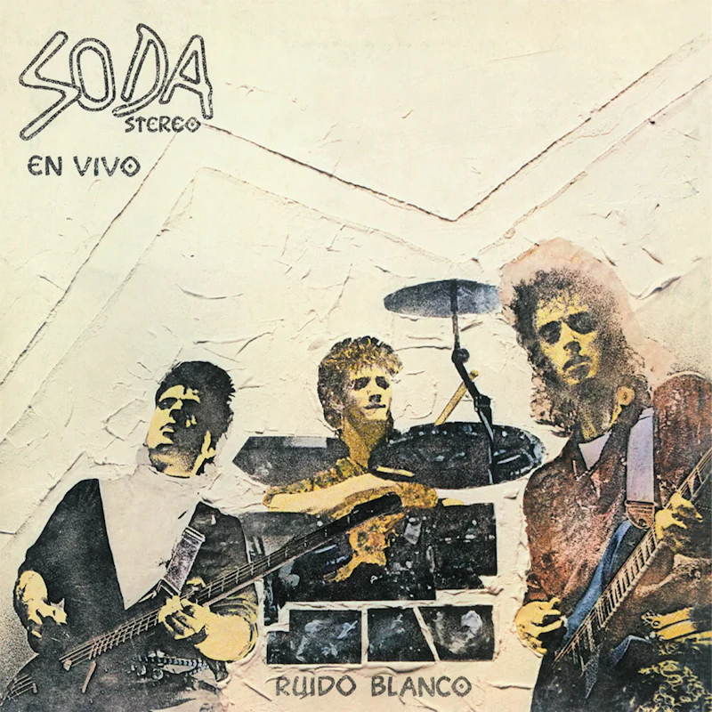 Soda Stereo - Ruido Blanco - En Vivo (Clear Vinyl LP) - Image 3