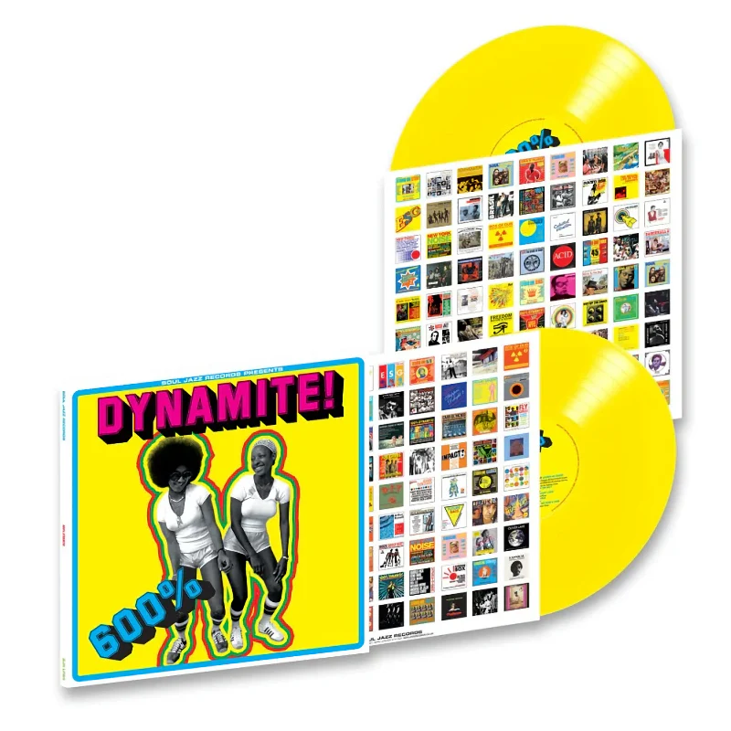 Soul Jazz Records Presents - 600% DYNAMITE! Ska, Soul, Rocksteady, Funk and Dub in Jamaica (Yellow Vinyl LP)