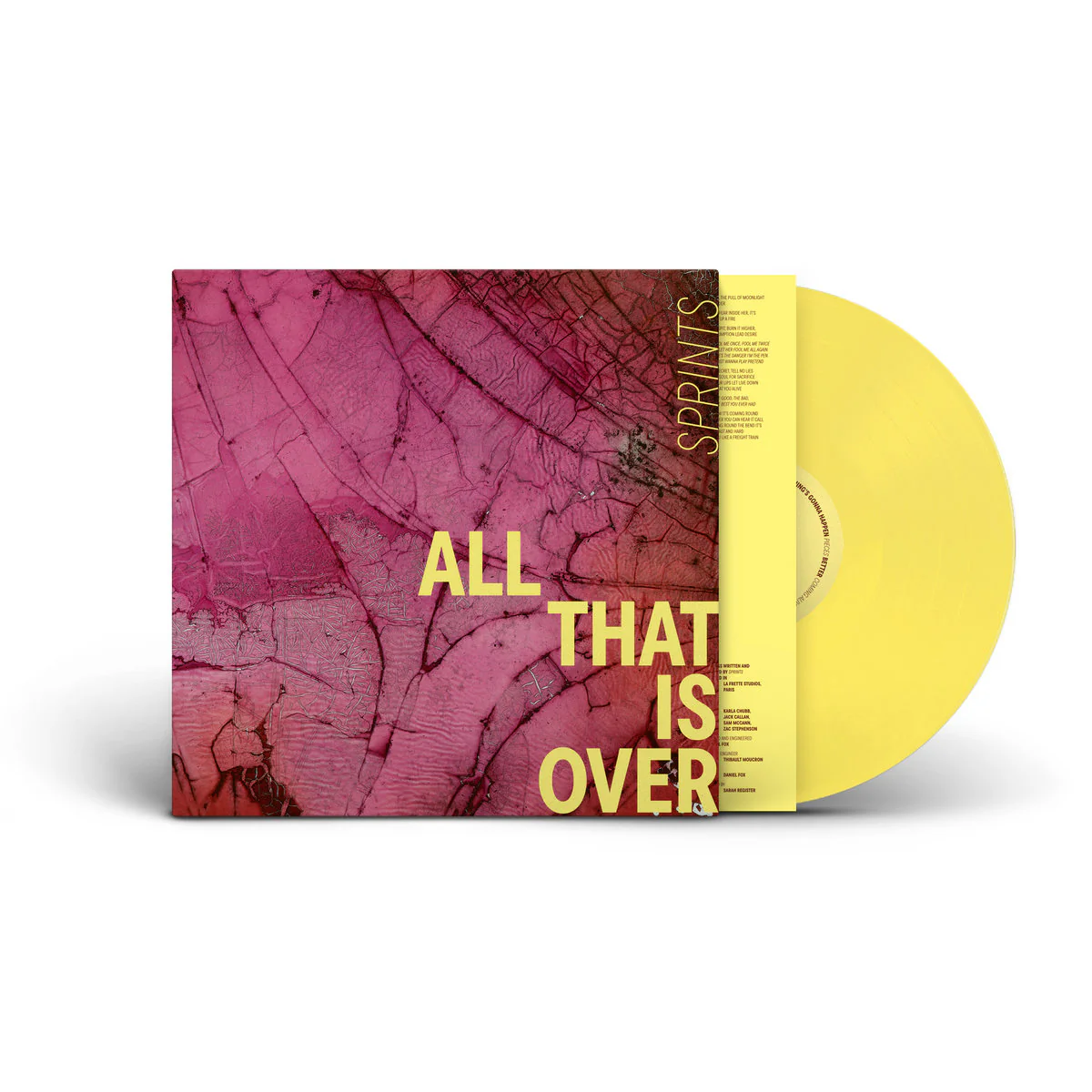 Sprints - All That Is Over (Lemon Vinyl LP) - Image 2