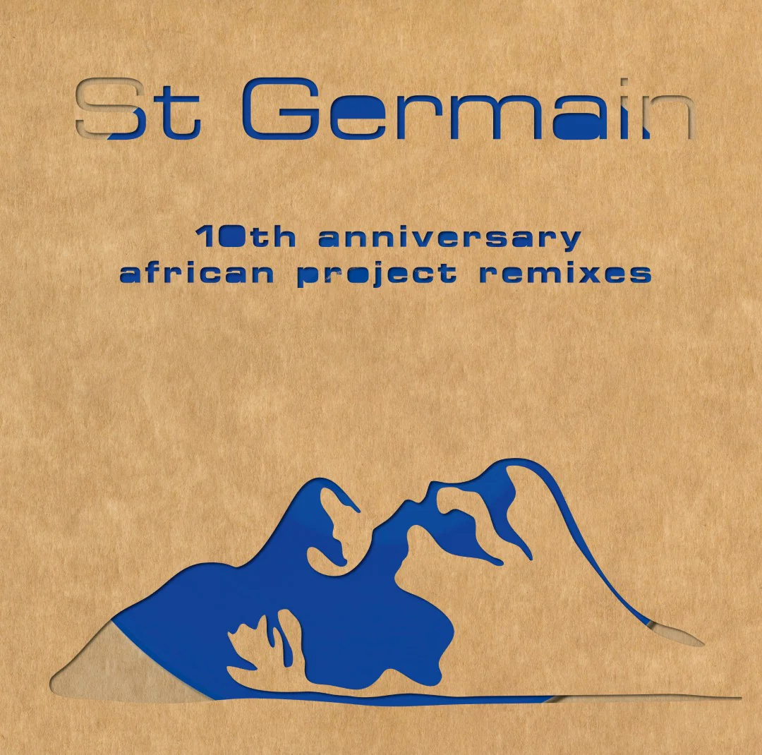 St Germain - St Germain (10th Anniversary African Projects mixes) (140g Blue Vinyl LP) - Image 2