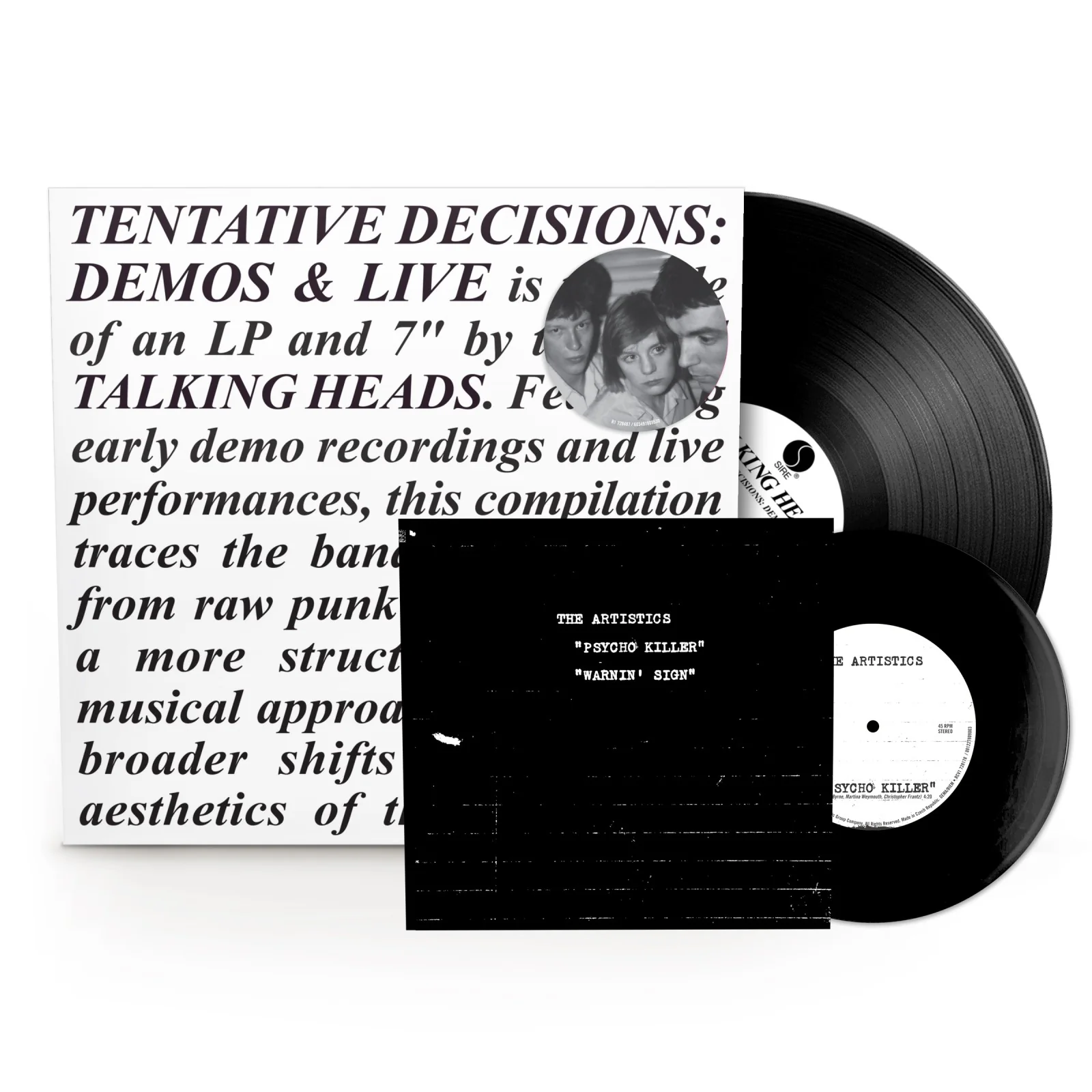 Talking Heads - Tentative Decisions: Demos & Live (LP) - Image 2