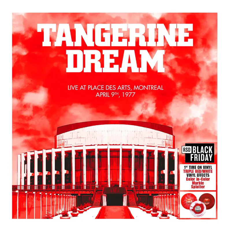 Tangerine Dream - Live at Place des Arts, Montreal – April 10, 1977 (Red/White Vinyl LP) - Image 2