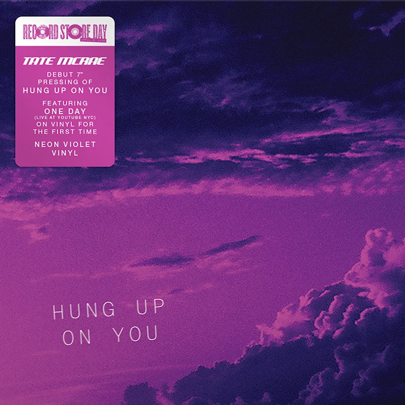 Tate McRae - Hung Up On You / One Day (Live) (Neon Violet Vinyl 7")