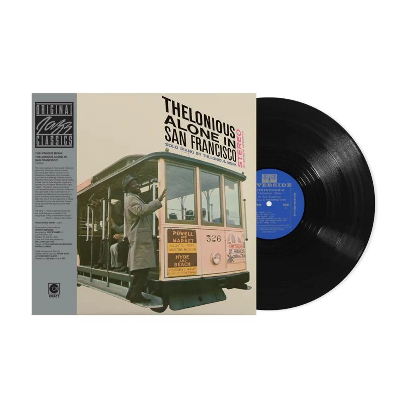 Thelonious Monk - Thelonious Alone In San Francisco (Original Jazz Classics LP) - Image 2