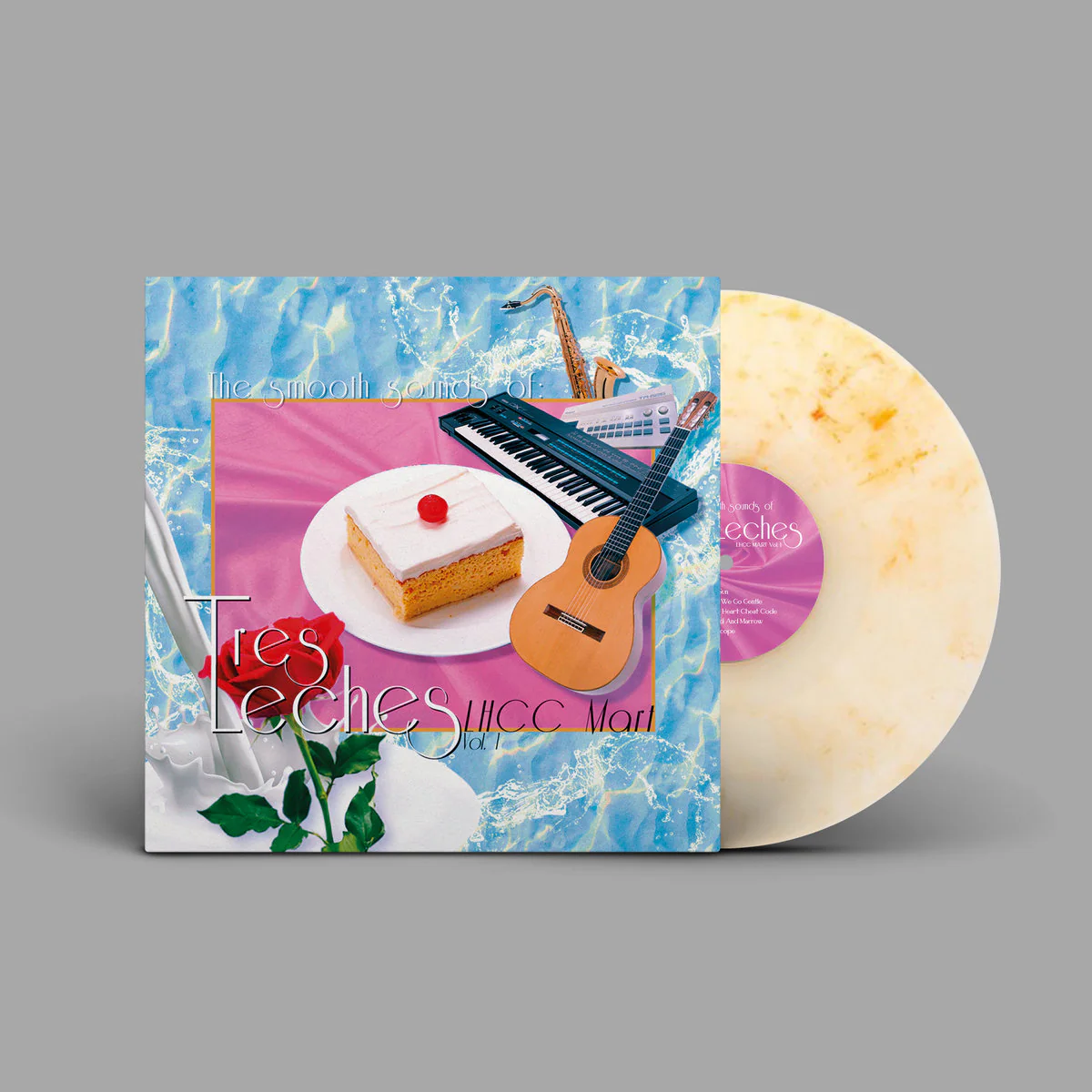 Tres Leches - The Smooth Sounds of Tres Leches, LHCC Mart Vol. 1 (Special Mix White and Yellow “tres Leches” Vinyl LP) - Image 4