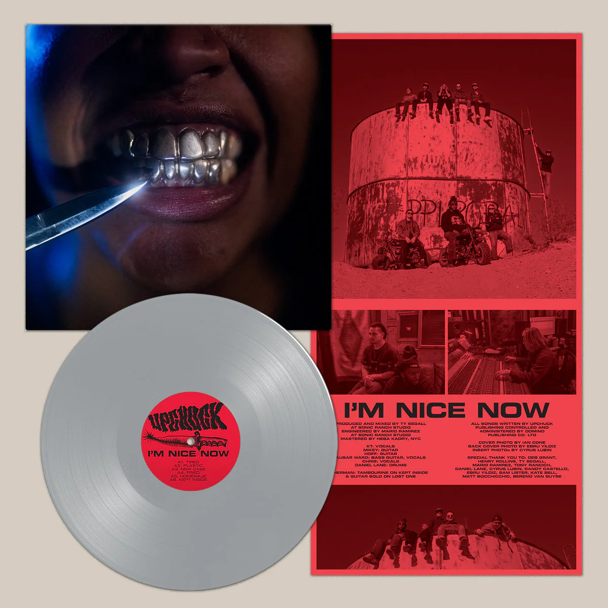 Upchuck - I'm Nice Now (Silver Vinyl LP) - Image 3