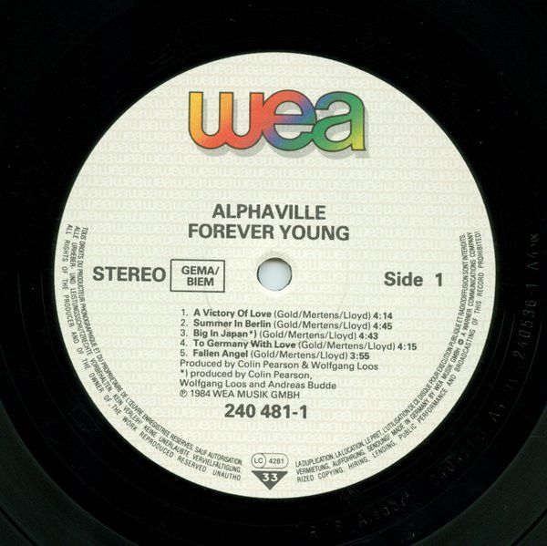 USED - Alphaville - Forever Young - Image 3