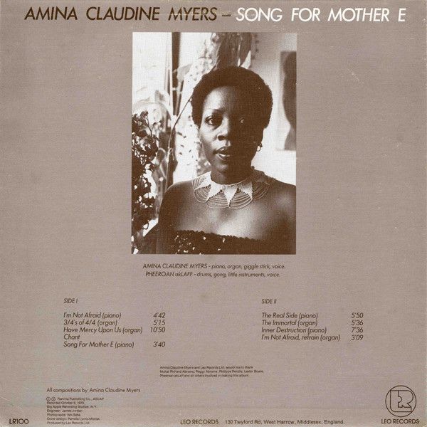 USED - Amina Claudine Myers - Song For Mother E - Image 2