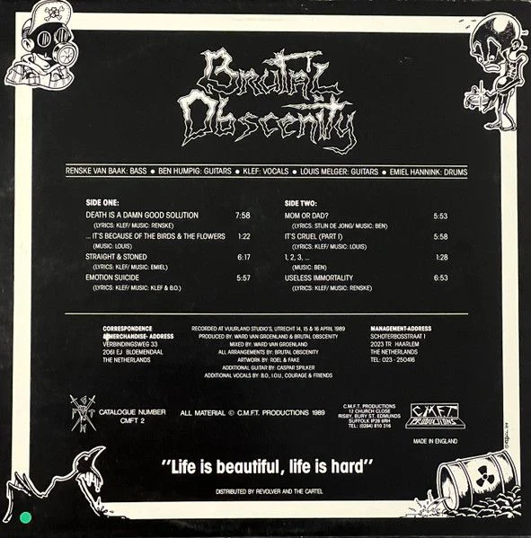 USED - Brutal Obscenity - It's Because Of The Birds And The Flowers... - Image 2