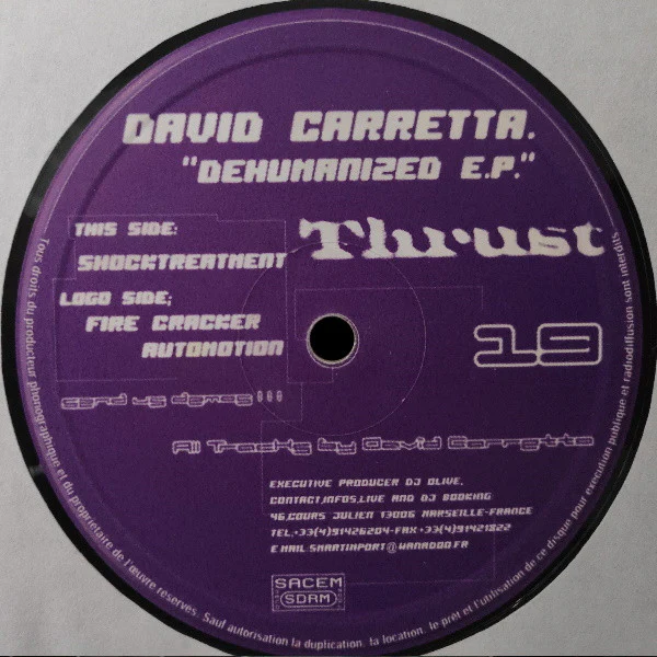 USED - David Carretta - Dehumanized E.P.
