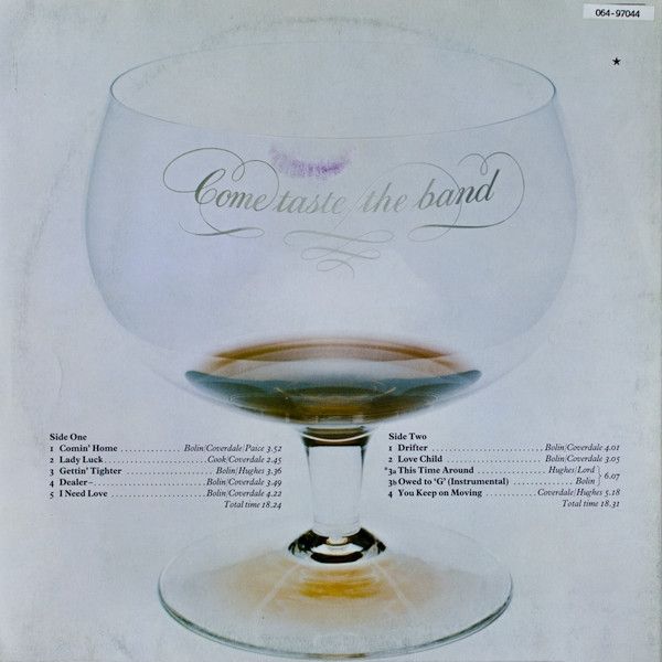USED - Deep Purple - Come Taste The Band - Image 2
