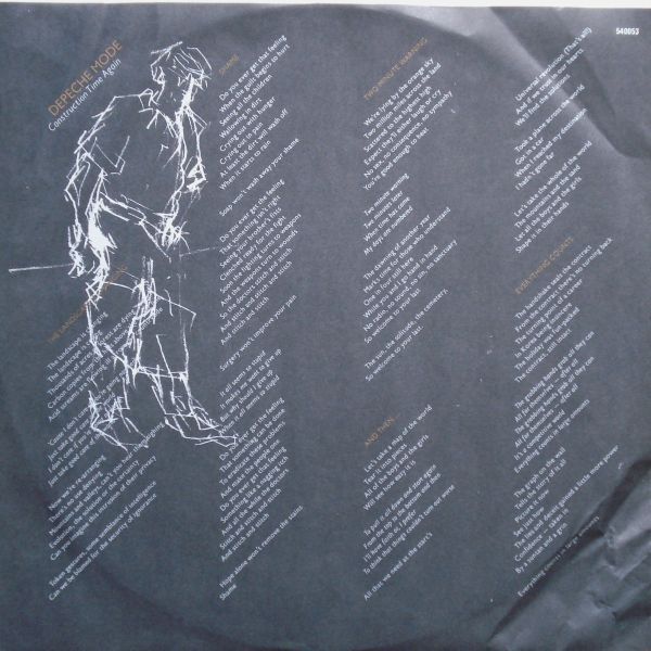 USED - Depeche Mode - Construction Time Again - Image 5