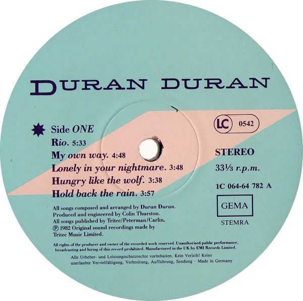 USED - Duran Duran - Rio - Image 3