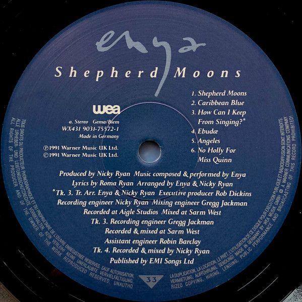 USED - Enya - Shepherd Moons - Image 3