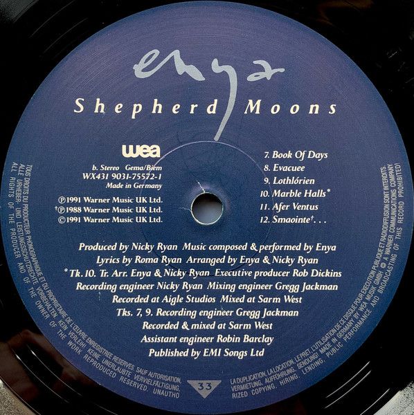USED - Enya - Shepherd Moons - Image 4