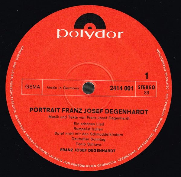 USED - Franz Josef Degenhardt - Porträt - Image 5