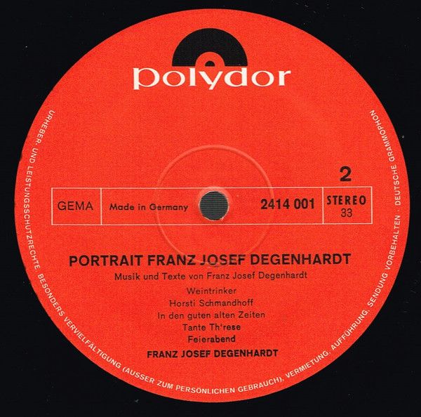 USED - Franz Josef Degenhardt - Porträt - Image 6