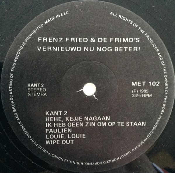 USED - Frenz Fried & De Frimo's - Vernieuwd Nu Nog Beter! - Image 4