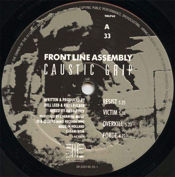 USED - Front Line Assembly - Caustic Grip - Image 3