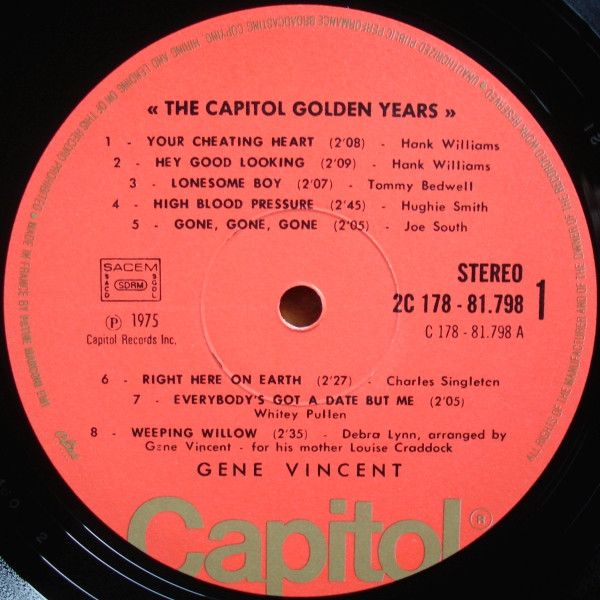USED - Gene Vincent - The Capitol Golden Years - Gene Vincent Story Vol. 7 Et 8. - Image 6