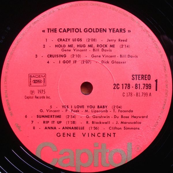 USED - Gene Vincent - The Capitol Golden Years - Gene Vincent Story Vol. 7 Et 8. - Image 8