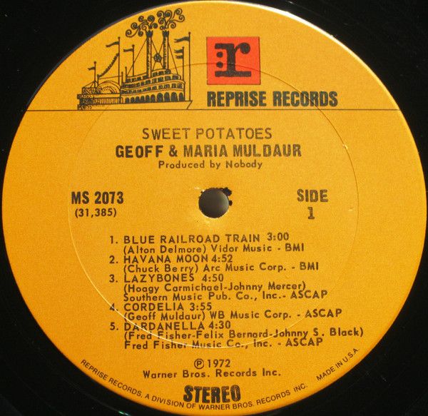 USED - Geoff & Maria Muldaur - Sweet Potatoes - Image 3