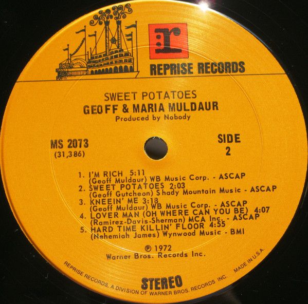 USED - Geoff & Maria Muldaur - Sweet Potatoes - Image 4