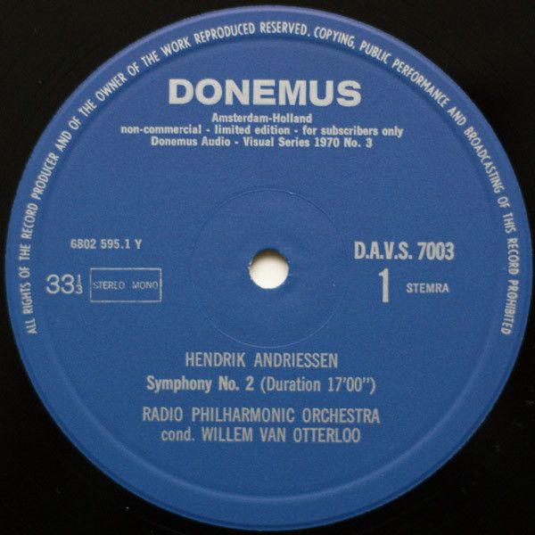 USED - Hendrik Andriessen - Symphony No. 2 / Symphony No. 3 - Image 2