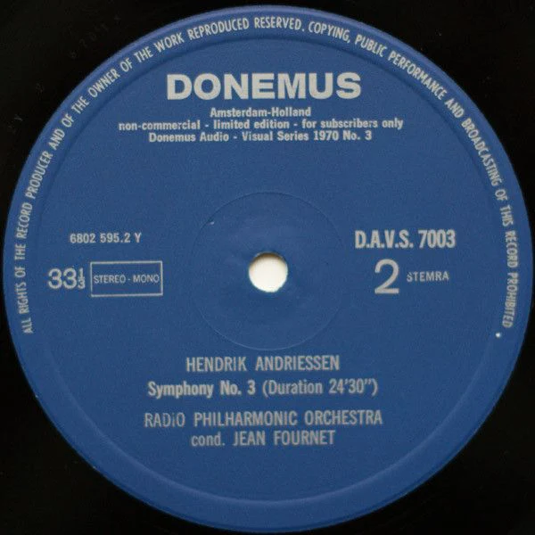 USED - Hendrik Andriessen - Symphony No. 2 / Symphony No. 3 - Image 3