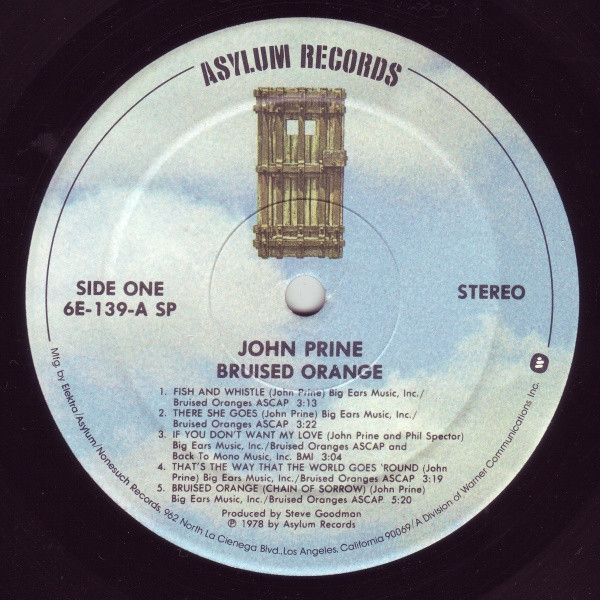 USED - John Prine - Bruised Orange - Image 5