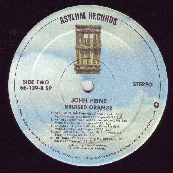 USED - John Prine - Bruised Orange - Image 6