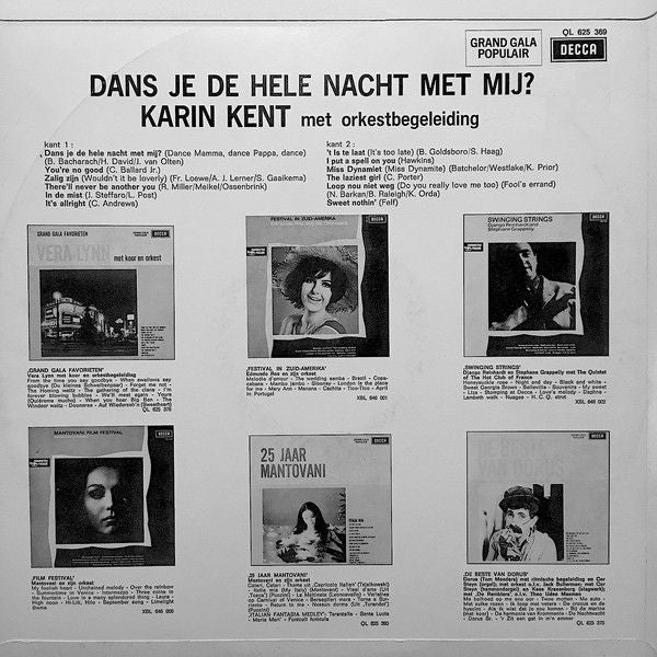 USED - Karin Kent - Dans Je De Hele Nacht Met Mij - Image 2