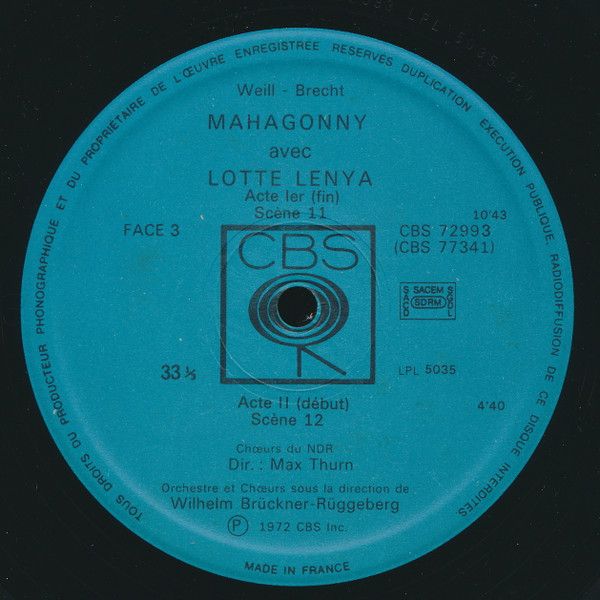 USED - Kurt Weill - Mahagonny - Image 4