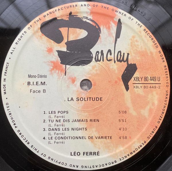 USED - Léo Ferré - La Solitude - Image 4