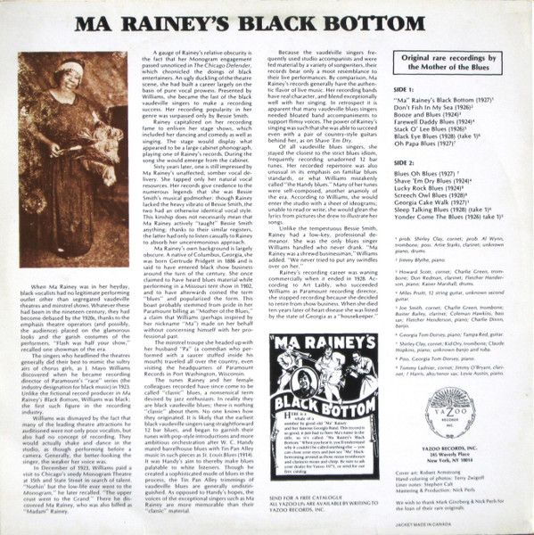 USED - Ma Rainey - Ma Rainey's Black Bottom - Image 2