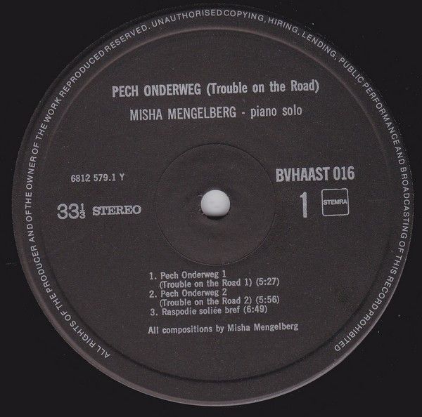 USED - Misha Mengelberg - Pech Onderweg - Image 3
