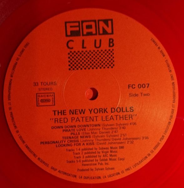 USED - New York Dolls - Red Patent Leather - Image 3